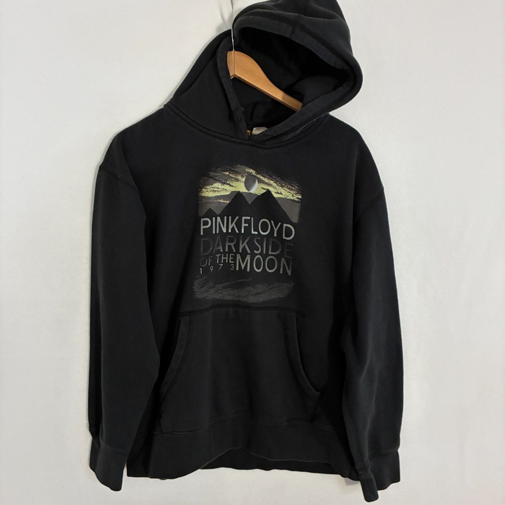 Vtg 2000s Pink Floyd The Dark Side Of The Moon Rockware Hoodie Size L Pullover